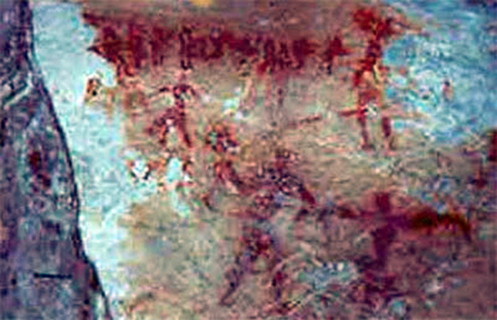 ภาพเขียนสีประวัติศาสตร์บ้านห้วยหกBan Huay Historical Painting